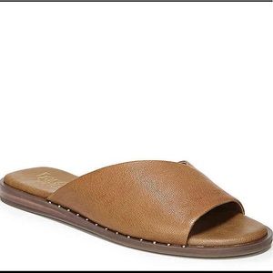 Franco Sarto - Size 9 Leather Slip on Sandals
